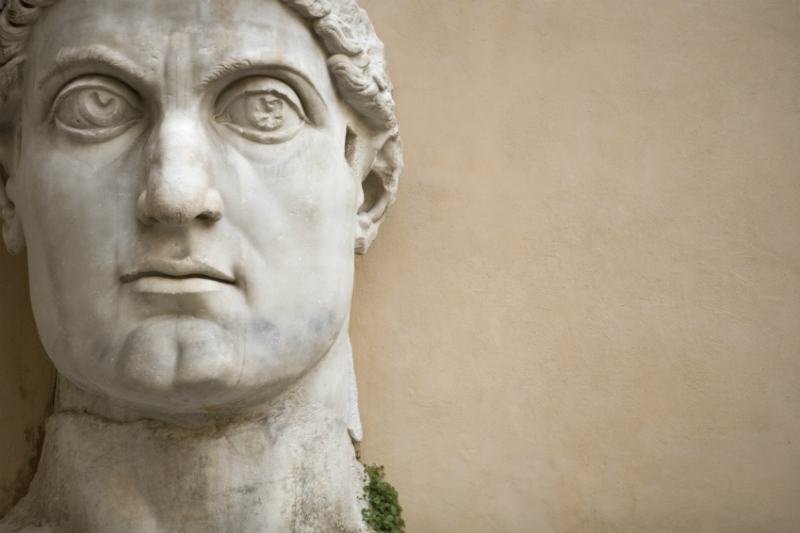 Face of the Emperor Constantine