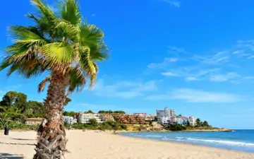 Coastline in Altafulla, Spain