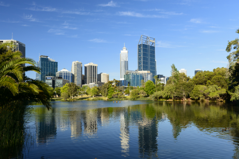 Downtown View of Perth