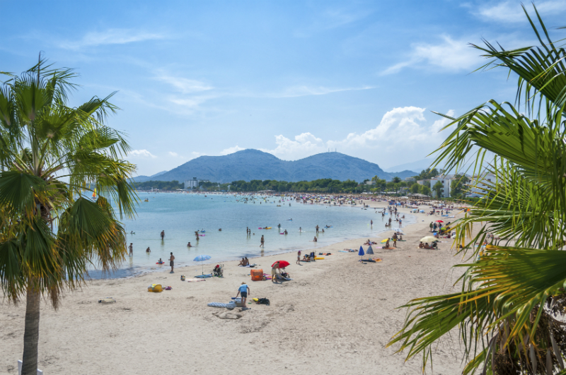 Alcudia beach, Majorca
