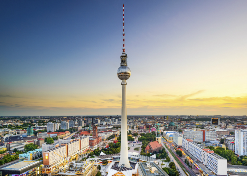 Berlin Germany City Skyline