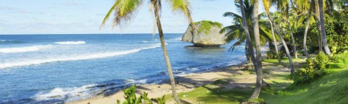 Bathsheba beach in Barbados