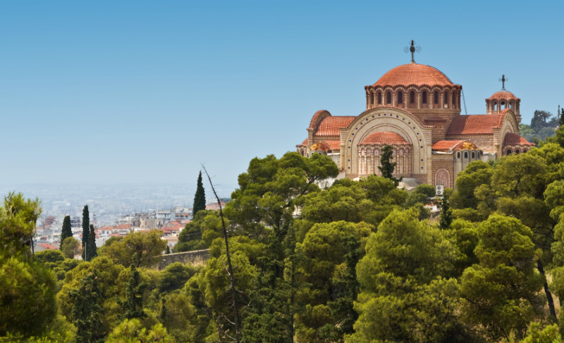 Orthodox church in Thessaloniki, Greece