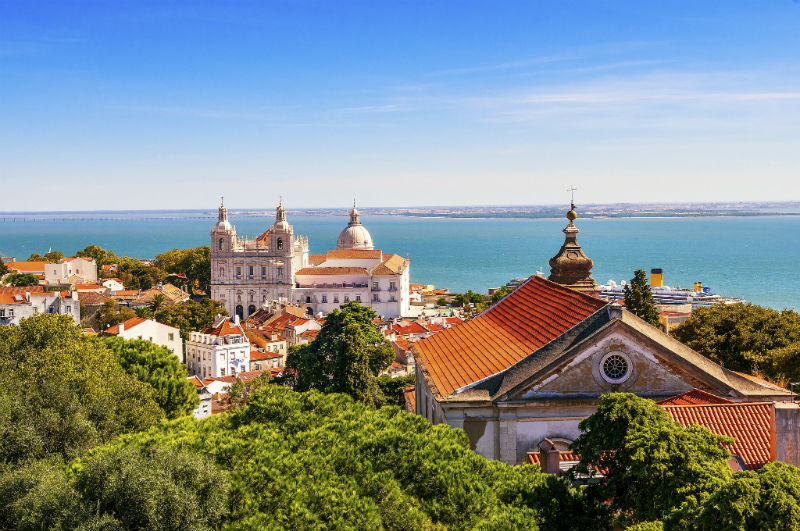 Aerial View of Lisbon