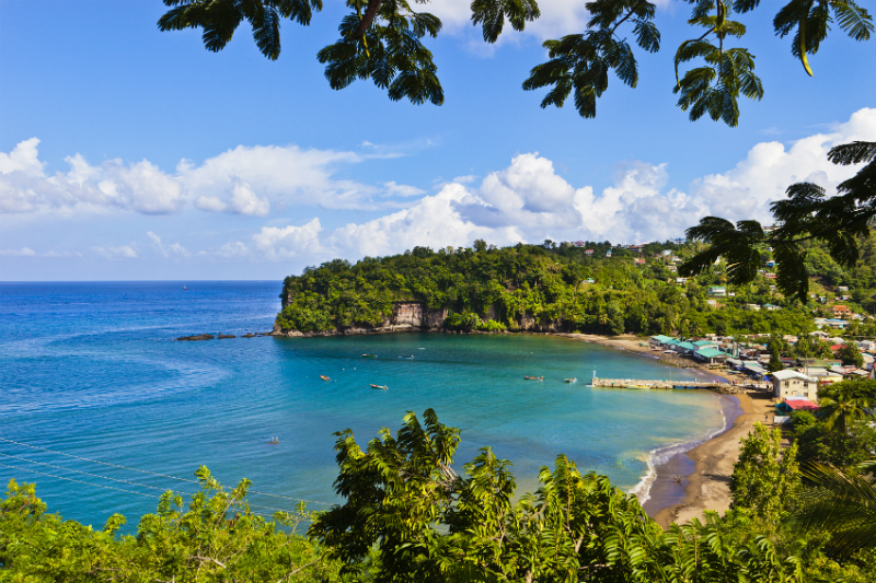 Beach in Saint Lucia