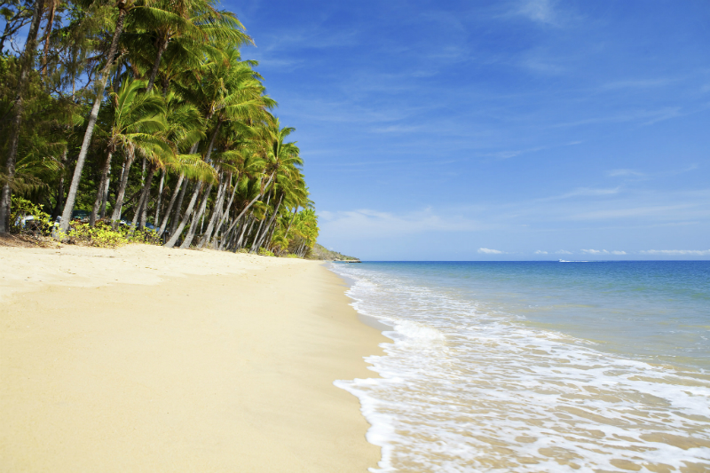 Beach in Cairns, Australia