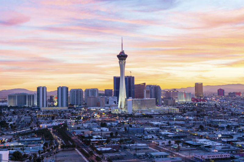 Las Vegas Skyline at dawn
