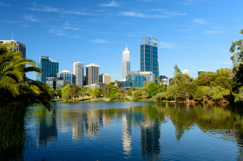 Perth skyline, Australia