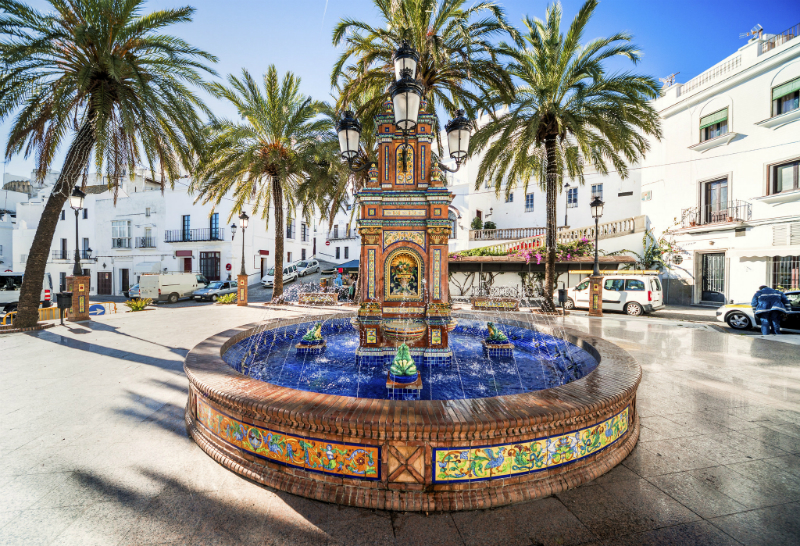 Plaza de Espana, Vejer de la Frontera, Spain