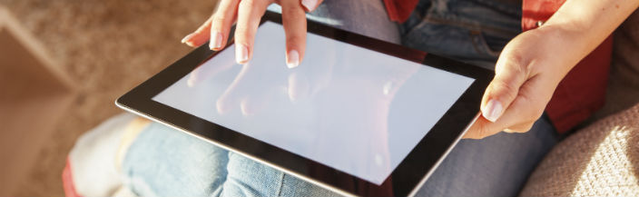 Using a tablet
