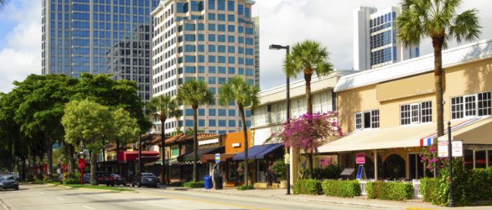 Fort Lauderdale shopping area
