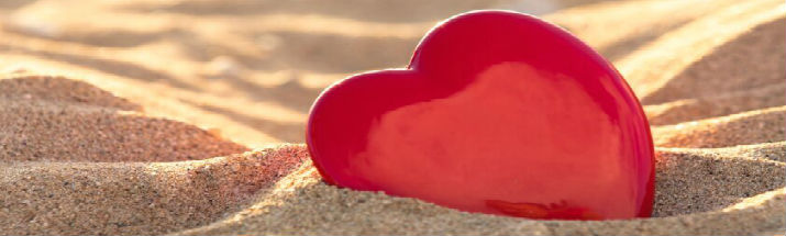 Heart in the sand