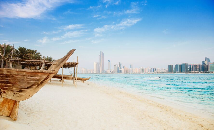 Beach in Abu Dhabi
