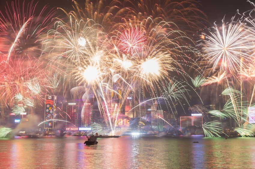Fireworks, Hong-Kong