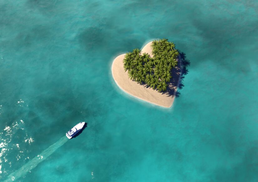 Caribbean island