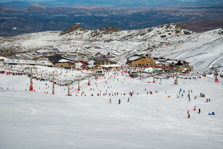 Sierra Nevada winter resort