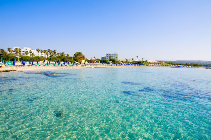 Macronissos beach, Cyprus