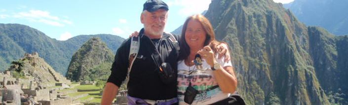 Staysure customer Jackie Wright and her husband