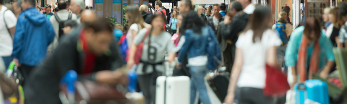 Business as usual in European airport