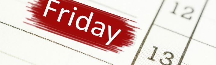 Friday 13th on calendar
