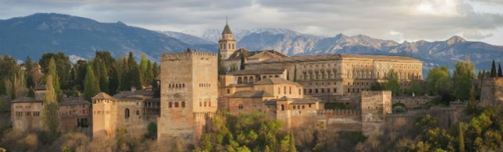 Alhambra in Granada, Spain