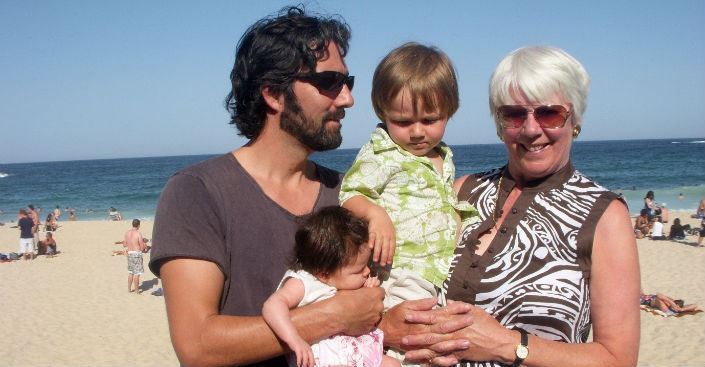 Kate and her family reunited in Australia