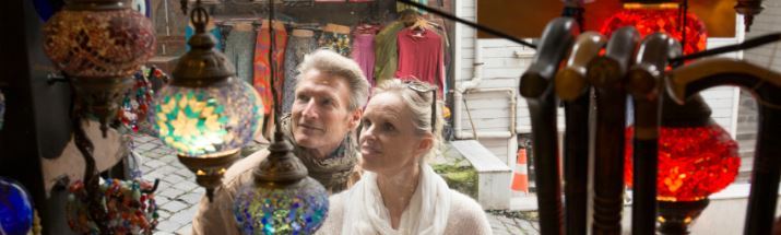Shopping in bazaar