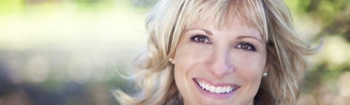 Mature woman with brilliant smile