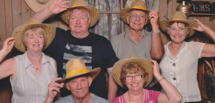 Maureen and her family enjoying life 'Down Under';