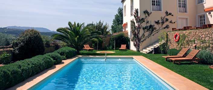 A holiday home with a swimming pool in Spain
