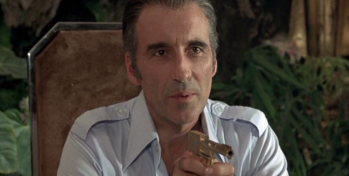 Sir Christopher Lee as Scaramanga