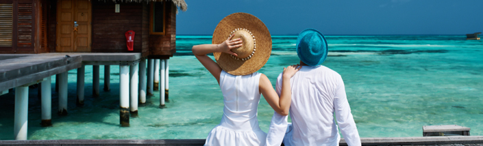 Couple in Maldives