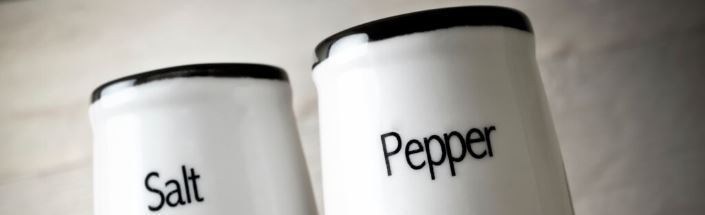 Salt and pepper pots