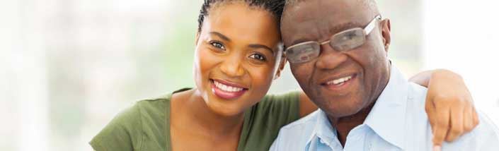 Smiling couple
