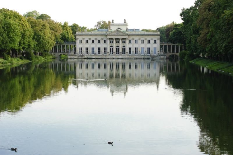 The Palace on the Water in Lazienki Park, Warsaw