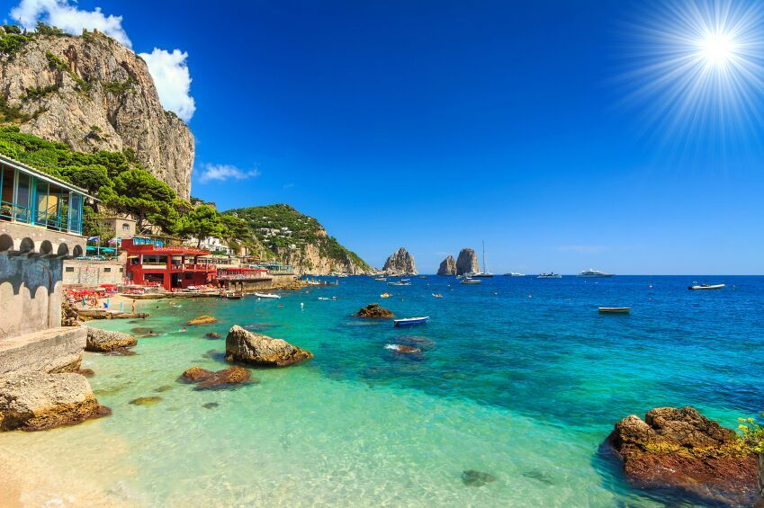 Beach - Capri Island, Italy