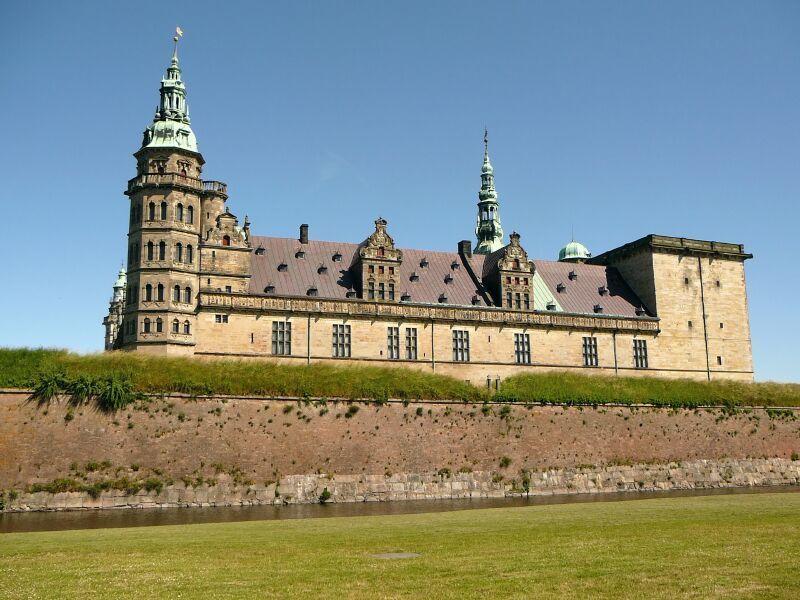 Kronborg Castle, Elsinore, Copenhagen, Denmark