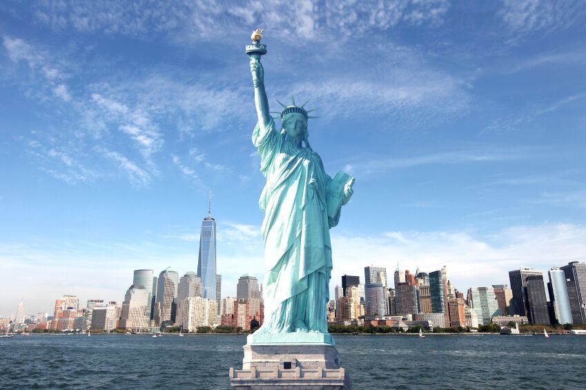 New York City Skyline, Statue of liberty