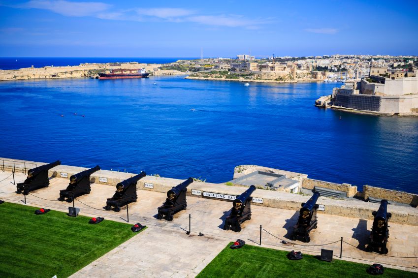 Saluting battery, Valletta