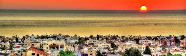 Sunset over Paphos
