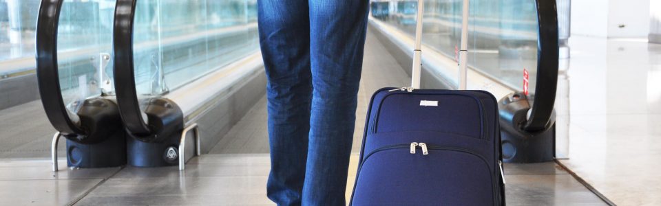 Walking in airport