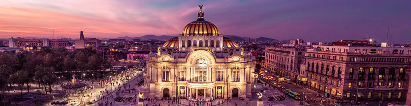 Mexico City by night