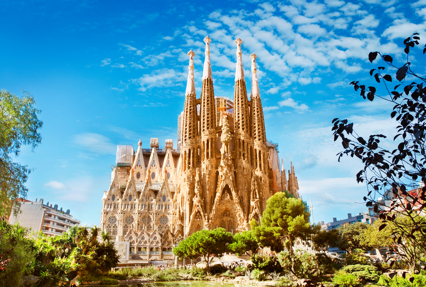 Sagrada Familia Cathedral in Barcelona