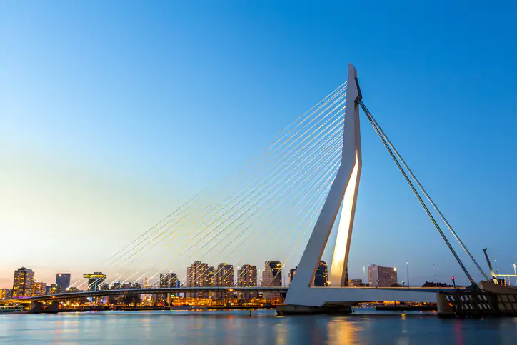 Erasmusbrug Bridge Rotterdam