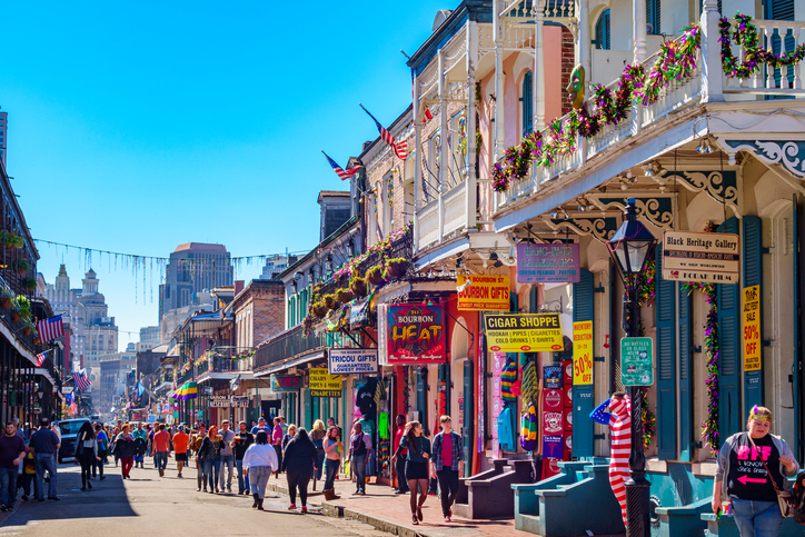 New Orleans Colorful French Quarter