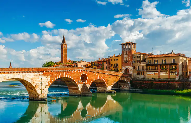 Bridge Ponte Pietra in Verona
