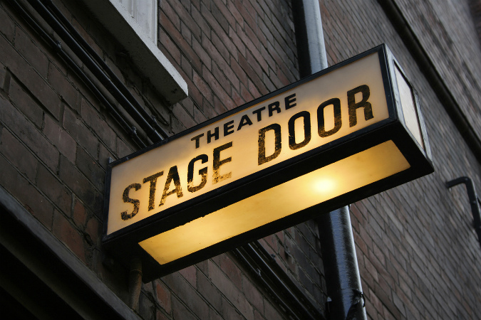London theatre stage door