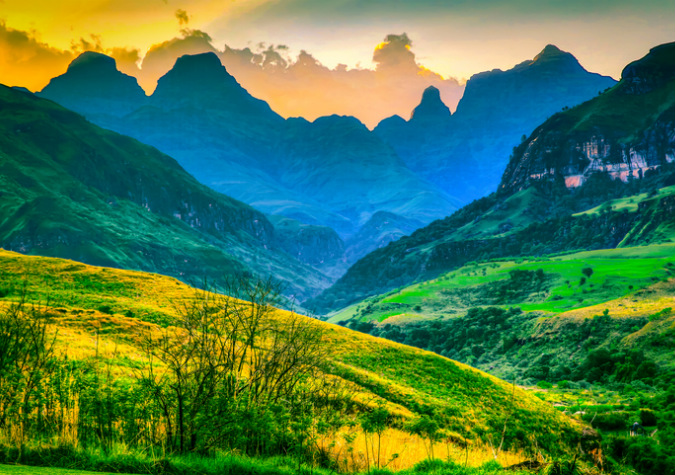 Cathedral Peak, Drakensberg, South Africa