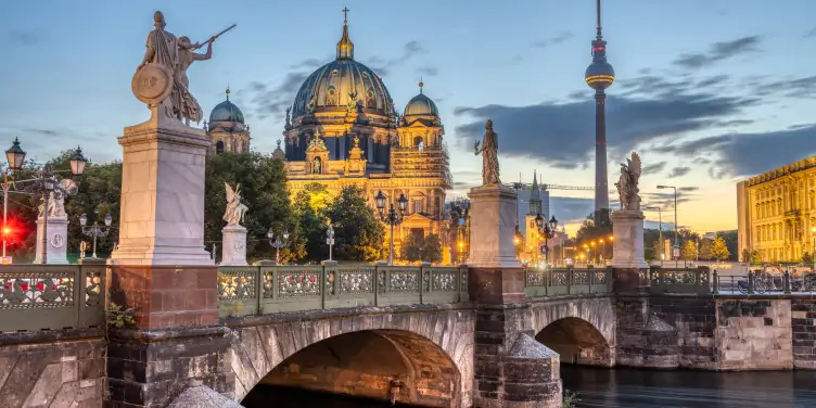 brandenburg gate in Berlin on a Germany city break.