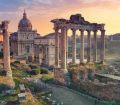 an image of a Roman forum in Rome